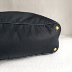 Prada 2way Bag Black Nylon and Leather with Gold Hardware #GULTU-2 - Image 10