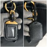 Prada 2way Bag Black Nylon and Leather with Gold Hardware #GULTU-2 - Image 22