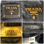 Prada 2way Bag Black Nylon and Leather with Gold Hardware #GULTU-2 - Image 23