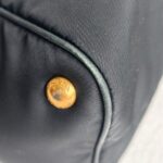 Prada 2way Bag Black Nylon and Leather with Gold Hardware #GULTU-2 - Image 14