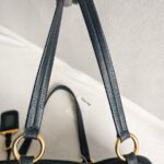 Prada 2way Bag Black Nylon and Leather with Gold Hardware #GULTU-2 - Image 19