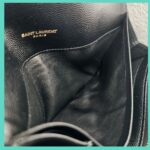 YSL Cassandre Large Flap Wallet Black Leather with Gold Hardware #RUUE-1 - Image 21