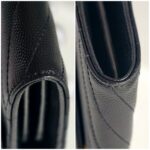 YSL Cassandre Large Flap Wallet Black Leather with Gold Hardware #RUUE-1 - Image 8