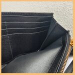 YSL Cassandre Large Flap Wallet Black Leather with Gold Hardware #RUUE-1 - Image 24