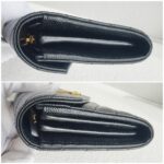 YSL Cassandre Large Flap Wallet Black Leather with Gold Hardware #RUUE-1 - Image 7