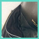 YSL Cassandre Large Flap Wallet Black Leather with Gold Hardware #RUUE-1 - Image 22