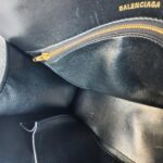 Balenciaga Medium Hourglass Black Box Leather with Gold Hardware #GULOR-1 - Image 45