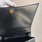 Balenciaga Medium Hourglass Black Box Leather with Gold Hardware #GULOR-1 - Image 29