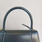 Balenciaga Medium Hourglass Black Box Leather with Gold Hardware #GULOR-1 - Image 24