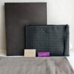 Bottega Veneta Clutch Black Leather with Brunito Finish Hardware #RKTC-2 - Image 2