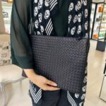 Bottega Veneta Clutch Black Leather with Brunito Finish Hardware #RKTC-2 - Image 14