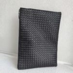 Bottega Veneta Clutch Black Leather with Brunito Finish Hardware #RKTC-2 - Image 4