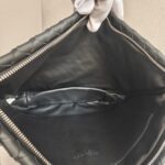 Bottega Veneta Clutch Black Leather with Silver Hardware #RCOE-3 - Image 19