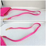 Bottega Veneta Mini Intrecciato Shoulder Bag Pink Leather with Gold Hardware #RKTO-2 - Image 9