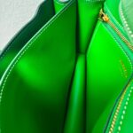 Burberry Crossbody TB Bag Green Calf Leather with Gold Hardware #RKET-5 - Image 31