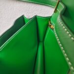 Burberry Crossbody TB Bag Green Calf Leather with Gold Hardware #RKET-5 - Image 32