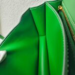 Burberry Crossbody TB Bag Green Calf Leather with Gold Hardware #RKET-5 - Image 28