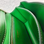 Burberry Crossbody TB Bag Green Calf Leather with Gold Hardware #RKET-5 - Image 27