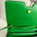 Burberry Crossbody TB Bag Green Calf Leather with Gold Hardware #RKET-5 - Image 20
