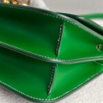 Burberry Crossbody TB Bag Green Calf Leather with Gold Hardware #RKET-5 - Image 15
