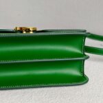 Burberry Crossbody TB Bag Green Calf Leather with Gold Hardware #RKET-5 - Image 13