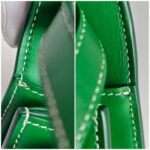 Burberry Crossbody TB Bag Green Calf Leather with Gold Hardware #RKET-5 - Image 24