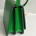 Burberry Crossbody TB Bag Green Calf Leather with Gold Hardware #RKET-5 - Image 8