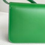 Burberry Crossbody TB Bag Green Calf Leather with Gold Hardware #RKET-5 - Image 6