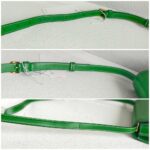 Burberry Crossbody TB Bag Green Calf Leather with Gold Hardware #RKET-5 - Image 16