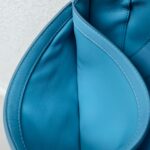 Burberry Olympia Crossbody /Shoulder Bag Blue Calf Leather with Gold Hardware #RKET-3 - Image 23