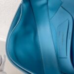 Burberry Olympia Crossbody /Shoulder Bag Blue Calf Leather with Gold Hardware #RKET-3 - Image 24