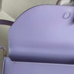 Burberry Crossbody /Shoulder Bag Purple Calf Leather with Silver Hardware #RKET-4 - Image 17