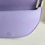Burberry Crossbody /Shoulder Bag Purple Calf Leather with Silver Hardware #RKET-4 - Image 20