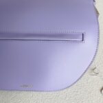 Burberry Crossbody /Shoulder Bag Purple Calf Leather with Silver Hardware #RKET-4 - Image 4