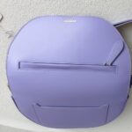 Burberry Crossbody /Shoulder Bag Purple Calf Leather with Silver Hardware #RKET-4 - Image 7