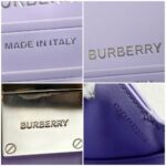 Burberry Crossbody /Shoulder Bag Purple Calf Leather with Silver Hardware #RKET-4 - Image 21
