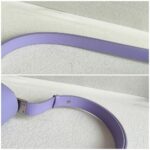 Burberry Crossbody /Shoulder Bag Purple Calf Leather with Silver Hardware #RKET-4 - Image 15