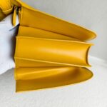 Celine Box Bag Yellow Smooth Calf Leather with Silver Hardware #RKET-2 - Image 9