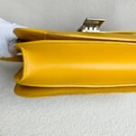 Celine Box Bag Yellow Smooth Calf Leather with Silver Hardware #RKET-2 - Image 11