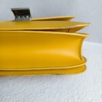 Celine Box Bag Yellow Smooth Calf Leather with Silver Hardware #RKET-2 - Image 12