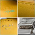 Celine Box Bag Yellow Smooth Calf Leather with Silver Hardware #RKET-2 - Image 25