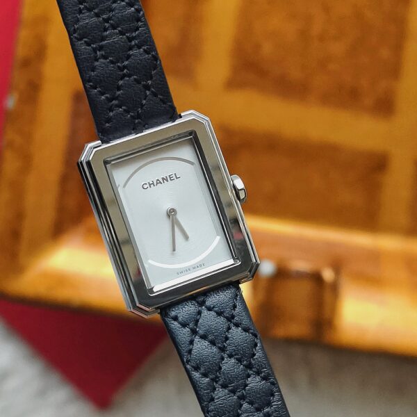 Chanel Boy Friend Small H6401 Quartz Watch Silver with Leather #RKYO-1 (Copy)