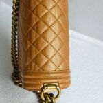 Chanel Boy Large Gold Calf Leather with Gold Hardware #RKUS-1 - Image 10