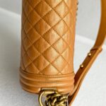 Chanel Boy Large Gold Calf Leather with Gold Hardware #RKUS-1 - Image 9