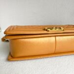 Chanel Boy Large Gold Calf Leather with Gold Hardware #RKUS-1 - Image 11