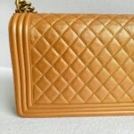 Chanel Boy Large Gold Calf Leather with Gold Hardware #RKUS-1 - Image 5