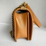 Chanel Boy Large Gold Calf Leather with Gold Hardware #RKUS-1 - Image 7