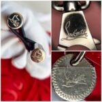 Christian Louboutin Marie Jane Bucket Red Suede Leather with Silver Hardware Bag #RKLC-2 - Image 17