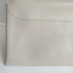 Givenchy Antigona Envelope Clutch Grey Leather with Silver Hardware #RKOL-3 - Image 6