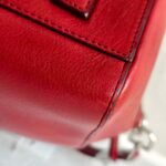 Givenchy Antigona Red Goatskin with Silver Hardware #RKOL-1 - Image 14